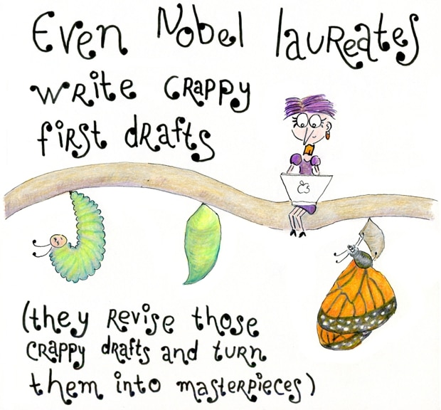 Even Nobel laureates write crappy first drafts