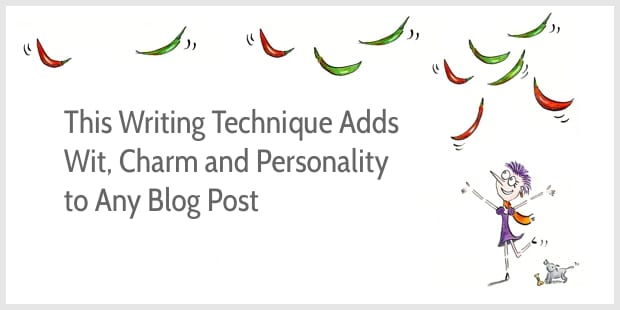 Funny metaphors add charm and personality to any blog post